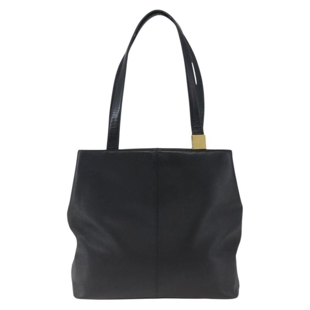 Burberry Vintage Leather Black Leather Tote Bag Bag